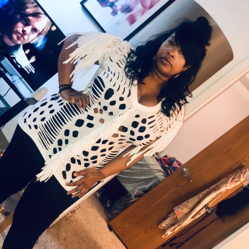 Custom Order Couture T-shirt W/LaceUp Back🔥🔥🔥